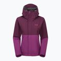 Moteriška striukė nuo lietaus Rab Downpour mulberry/plum