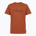 Vyriški marškinėliai Rab Stance Logo red earth