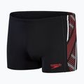 Vyriški Speedo Tech Panel Aquashort maudymosi bokseriai juodai raudoni 8-00303514539 4