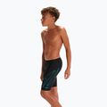 Speedo Hyper Boom logotipas Vaikų plaukimo marškinėliai juodi 8-00315515182 6
