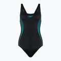 Speedo Placement Muscleback vientisas maudymosi kostiumėlis juodas 8-00305814837