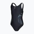 Speedo Plastisol Placement Muscleback vaikiškas vientisas maudymosi kostiumėlis juodas 8-0832414380 3