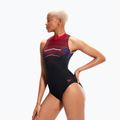 Speedo moteriškas vientisas maudymosi kostiumėlis Digital Placement Hydrasuit black-red 8-1244515213 6