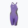 Speedo Fastskin LZR Pure Intent Openback Kneeskin moteriškas vientisas maudymosi kostiumėlis violetinės spalvos 8-11974H545
