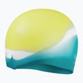 Speedo Multi Colour Silicone Junior vaikiška plaukimo kepuraitė žalia-geltona 8-00236714576 2