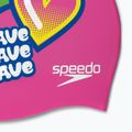 Speedo Printed Silicone Junior vaikiška plaukimo kepuraitė rožinė 8-0838614636 4
