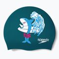 Speedo Printed Silicone Junior vaikiška plaukimo kepuraitė tamsiai mėlyna 8-0838614637 3