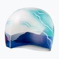 Speedo Skaitmeninė spausdinta plaukimo kepurė balta-mėlyna 8-1352414648 2