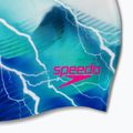 Speedo Skaitmeninė spausdinta plaukimo kepurė balta-mėlyna 8-1352414648 4
