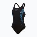 Vientisas plaukimo kostiumėlis Speedo Placement Muscleback true navy/true cobalt/curious blue