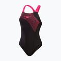 Vientisas plaukimo kostiumėlis Speedo Medley Logo One Piece black/electric pink