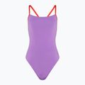 Moteriškas vientisas plaukimo kostiumas Speedo Solid Tie Back sweet purple/watermelon