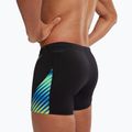 Vyriškos maudymosi trumpikės Speedo Allover Digital V-Cut Aquashort black/true cobalt 7