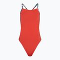 Moteriškas vientisas plaukimo kostiumas Speedo Solid Lattice Tie-Back red/blue