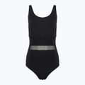 Moteriškas vientisas plaukimo kostiumas Speedo Shaping Luniaglow black