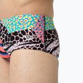 Vyriškos plaukimo trumpikės Speedo 13.5 cm Allover Training Club Brief black/matcha green/siren red 5