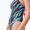 Vientisas plaukimo kostiumas Speedo Allover Digital Lattice Tie-Back black/picton blue/siren red 6
