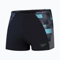 Vyriškos plaukimo trumpikės Speedo Endurance+ MAX Splice Aquashort black/usa charcoal/marine