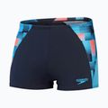 Vyriškos plaukimo trumpikės Speedo Endurance+ MAX Splice Aquashort true navy/picton blue/siren red