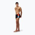 Vyriškos plaukimo trumpikės Speedo Dive Aquashort black/siren red/piton blue 6