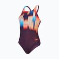 Vientisas plaukimo kostiumas Speedo Digital Printed Medalist plum dandy/siren red/nectarine/picton