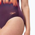 Vientisas plaukimo kostiumas Speedo Digital Printed Medalist plum dandy/siren red/nectarine/picton 8