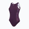 Vientisas plaukimo kostiumėlis Speedo Shaping LapisNite One Piece plum dandy