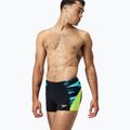 Vyriškos plaukimo trumpikės Speedo Endurance+ MAX Splice Aquashort black/hyper yellow 3