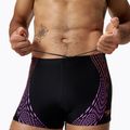 Vyriškos glaudės Speedo Duo Logo Print Aquashort black/coral sands/neon violet 4