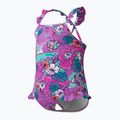 Vaikiškas vientisas plaukimo kostiumas Speedo Learn To Swim Printed Frill Thinstrap neon violet 3