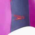 Moteriškas vientisas plaukimo kostiumas Speedo Colour Block neon violet 3