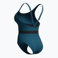 Moteriškas vientisas plaukimo kostiumas Speedo Shaping LuniaGlow One Piece dark teal 2