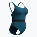 Moteriškas vientisas plaukimo kostiumas Speedo Shaping LuniaGlow One Piece dark teal 4