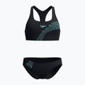Moteriškas dviejų dalių maudymosi kostiumėlis Speedo Placement Bikini set arctic glass