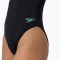 Vientisas moteriškas plaukimo kostiumas Speedo Racer Zip with Built in Swim Bra anthracite 10