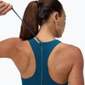 Moteriškas vientisas maudymosi kostiumėlis Speedo Racer Zip with Built in Swim Bra dark teal 5