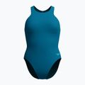 Moteriškas vientisas maudymosi kostiumėlis Speedo Racer Zip with Built in Swim Bra dark teal 7