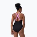 Moteriškas vientisas maudymosi kostiumėlis Speedo Shaping Crossback neon violet 5