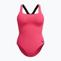 Moteriškas vientisas maudymosi kostiumėlis Speedo Flex Band with Swim Bra raspbery fill/vermilion/punch 7