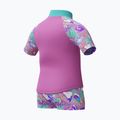 Vaikiškas dviejų dalių maudymosi kostiumėlis Speedo Digital Rash Top Set neon violet 3