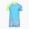 Vyriški dviejų dalių maudymosi kostiumai Speedo Learn To Swim Digital Rash Top Set turkish sea