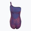 Moteriškas vientisas plaukimo kostiumėlis Speedo Shaping Printed Asymmetric hapuna blue 2