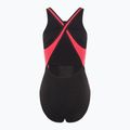 Moteriškas vientisas plaukimo kostiumas Speedo High Neck Splice Cross Back raspberry fill 2