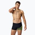 Vyriškos plaukimo trumpikės Speedo Medley Logo Aquashort black/hyper yellow