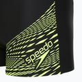 Vyriškos plaukimo trumpikės Speedo Medley Logo Aquashort black/hyper yellow 3
