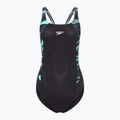 Moteriškas vientisas plaukimo kostiumas Speedo HyperBoom Splice Muscleback dark teal