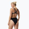 Moteriškas dviejų dalių plaukimo kostiumas Speedo Solid Logo Elastic High Waist Bottom speedo black 7