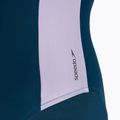 Moteriškas vientisas plaukimo kostiumėlis Speedo Zip Colorblock dark teal 4