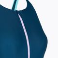 Moteriškas vientisas maudymosi kostiumėlis Speedo Zip Colorblock dark teal 3
