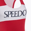 Moteriškas vientisas plaukimo kostiumėlis Speedo Colourblock Racerback high risk red 3